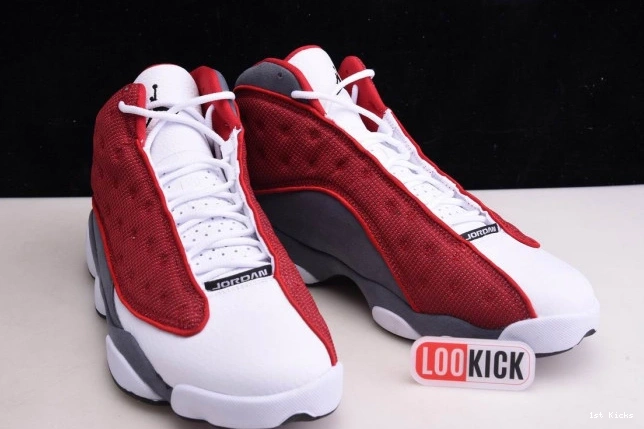 1st Kicks Retro Red Air Grey 13 Flint Gym Jordan 414571-600 0629